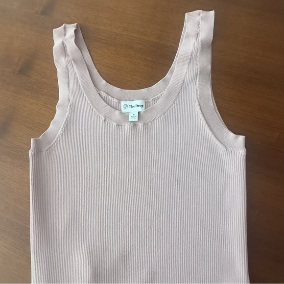 The Drop Yasmin Pink Sleeveless Tank Sweater Midi Dress Size Medium - Picture 5 of 7